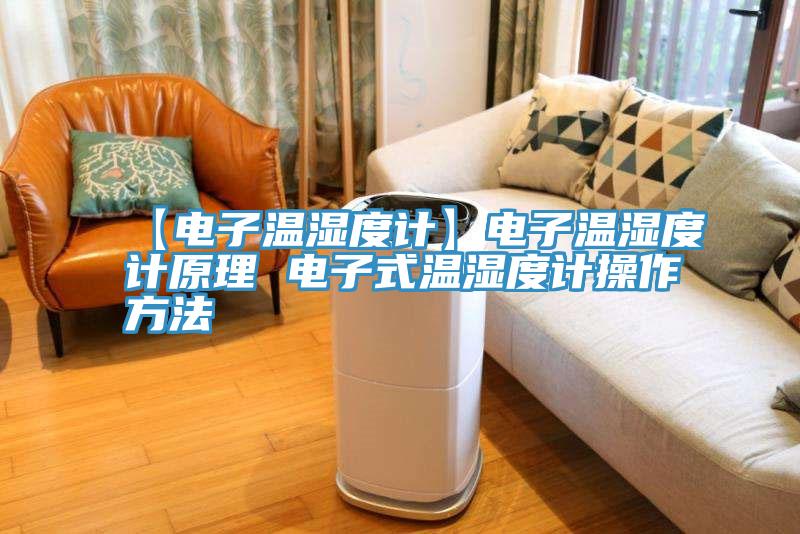 【電子溫濕度計】電子溫濕度計原理 電子式溫濕度計操作方法