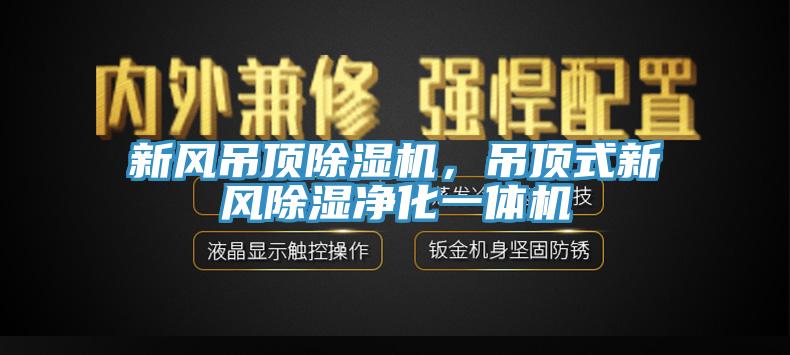 新風吊頂除濕機，吊頂式新風除濕凈化一體機