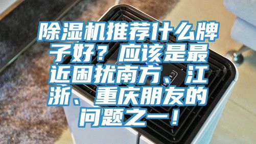 除濕機推薦什么牌子好？應該是最近困擾南方、江浙、重慶朋友的問題之一！